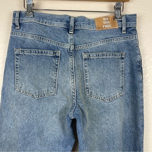 Free People We the Free Women's Maggie Mid Rise Straight Leg Jean Size 27 - Picture 7 of 14